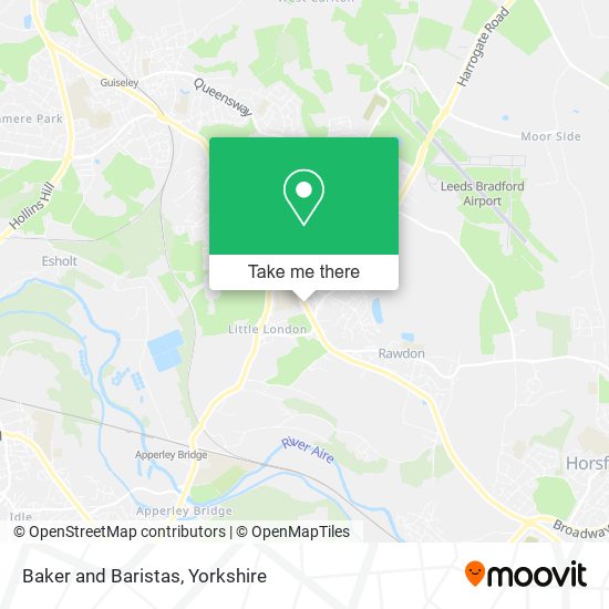 Baker and Baristas map