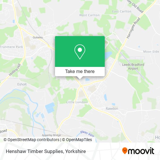 Henshaw Timber Supplies map