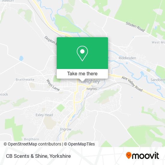 CB Scents & Shine map