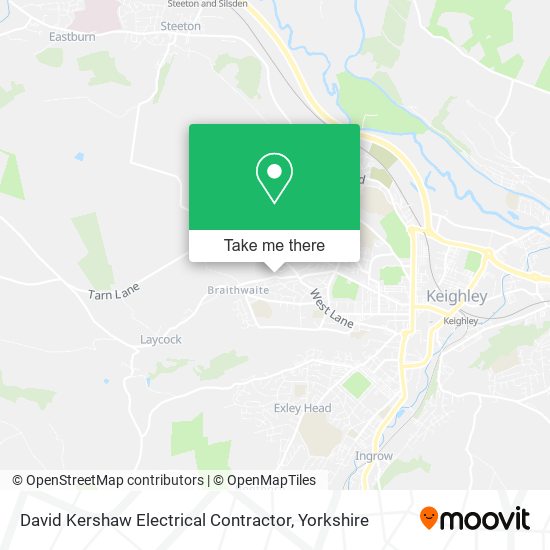 David Kershaw Electrical Contractor map