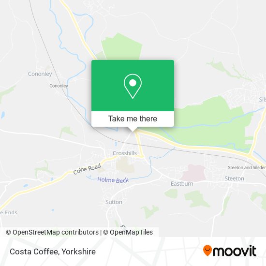 Costa Coffee map