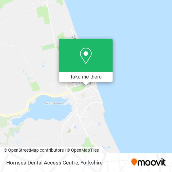 Hornsea Dental Access Centre map