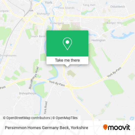 Persimmon Homes Germany Beck map