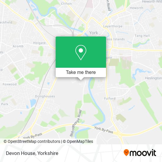 Devon House map