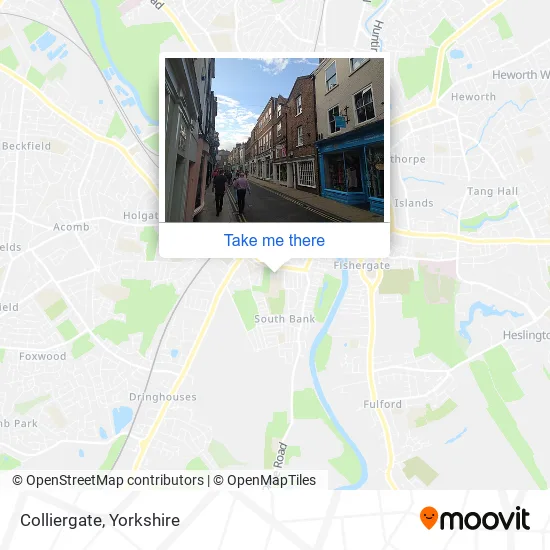 Colliergate map