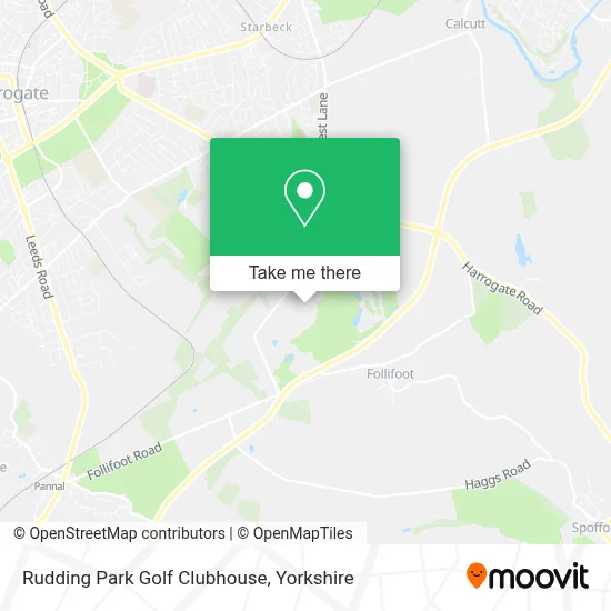 Rudding Park Golf Clubhouse map