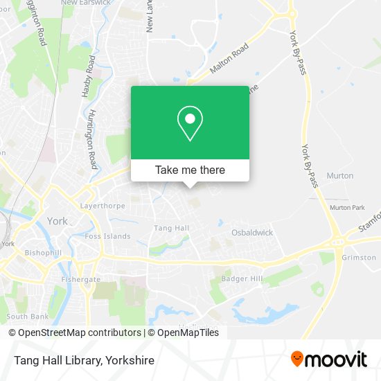 Tang Hall Library map