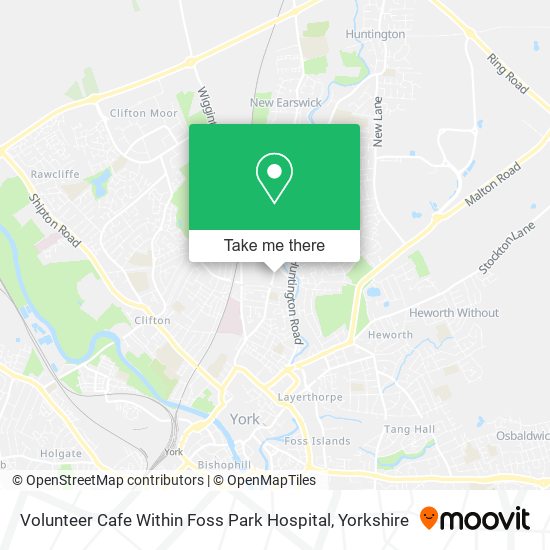 Volunteer Cafe Within Foss Park Hospital map