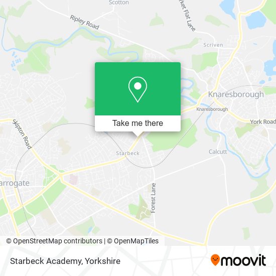 Starbeck Academy map