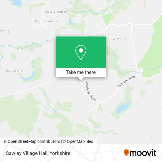 Sawley Village Hall map