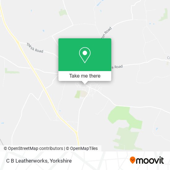 C B Leatherworks map