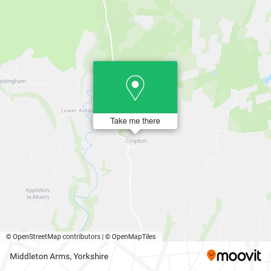 Middleton Arms map