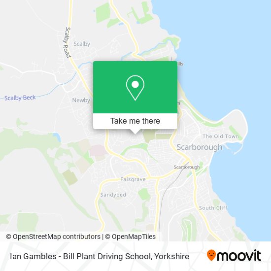 Ian Gambles - Bill Plant Driving School map