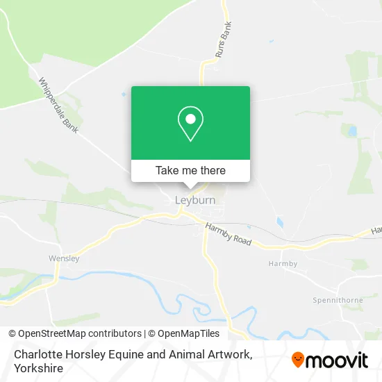 Charlotte Horsley Equine and Animal Artwork map