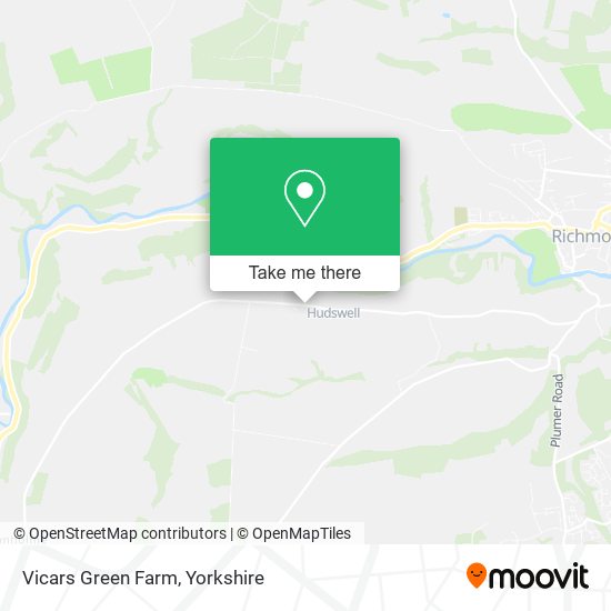 Vicars Green Farm map