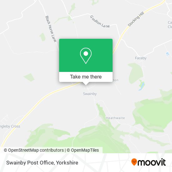 Swainby Post Office map