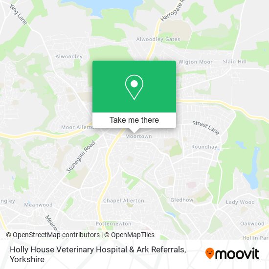 Holly House Veterinary Hospital & Ark Referrals map