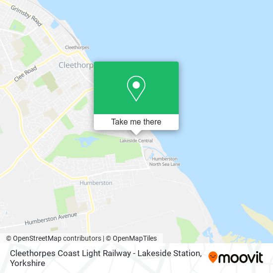 Cleethorpes Coast Light Railway - Lakeside Station map