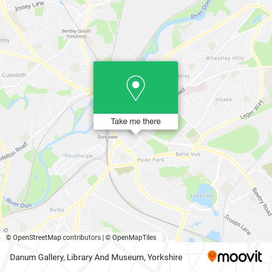 Danum Gallery, Library And Museum map