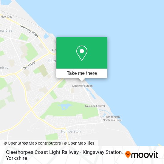 Cleethorpes Coast Light Railway - Kingsway Station map