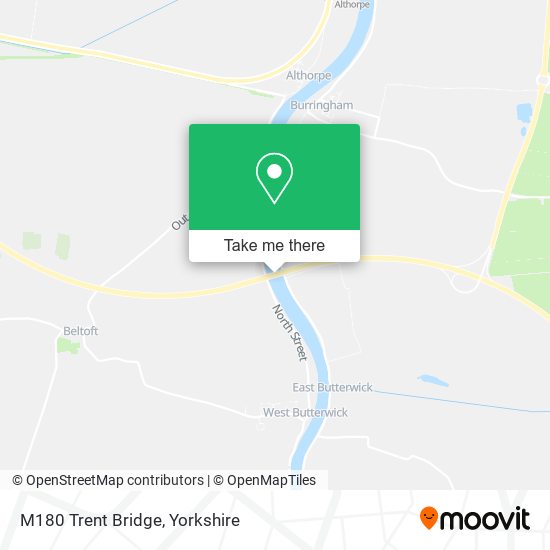 M180 Trent Bridge map