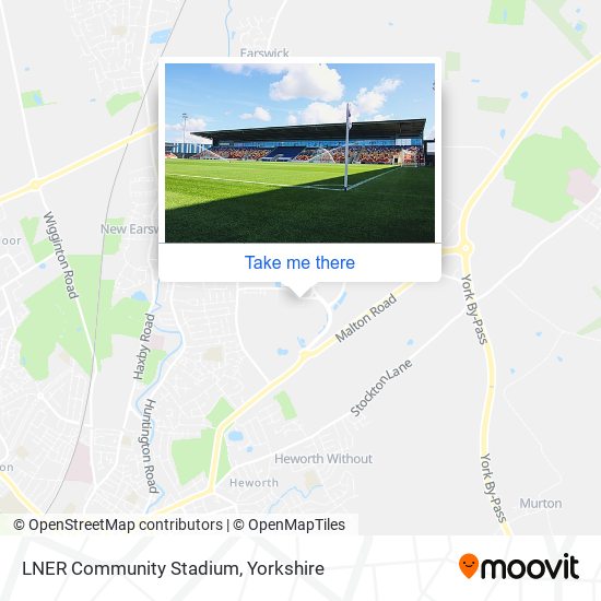 LNER Community Stadium map