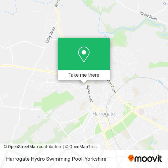 Harrogate Hydro Swimming Pool map