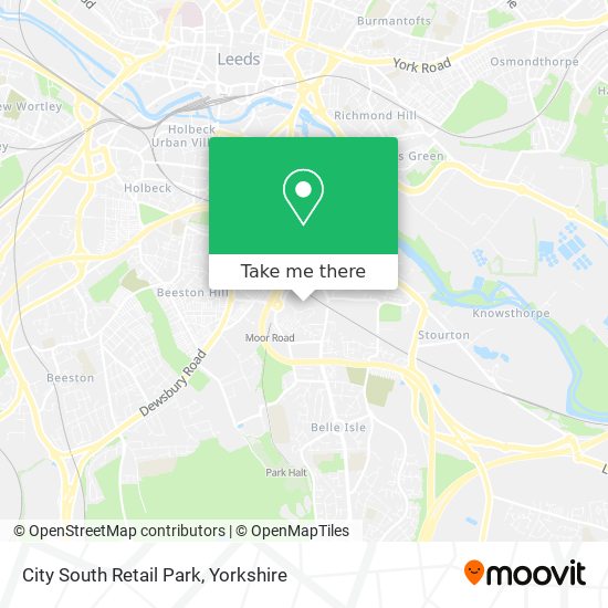 City South Retail Park map