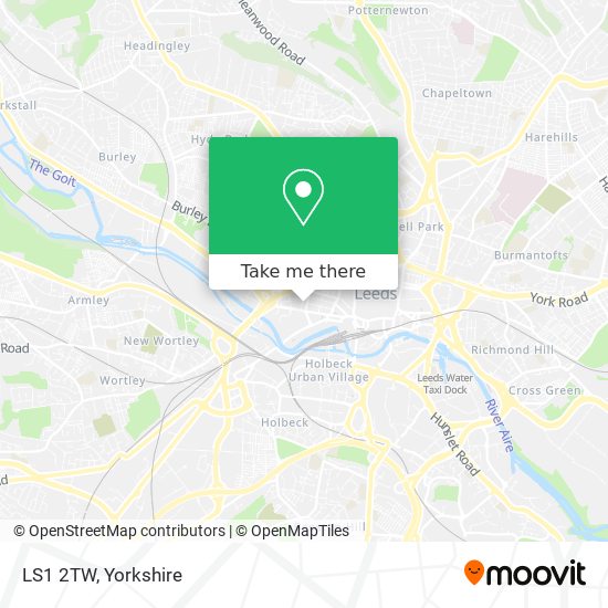 How to get to LS1 2TW in Leeds by bus or train