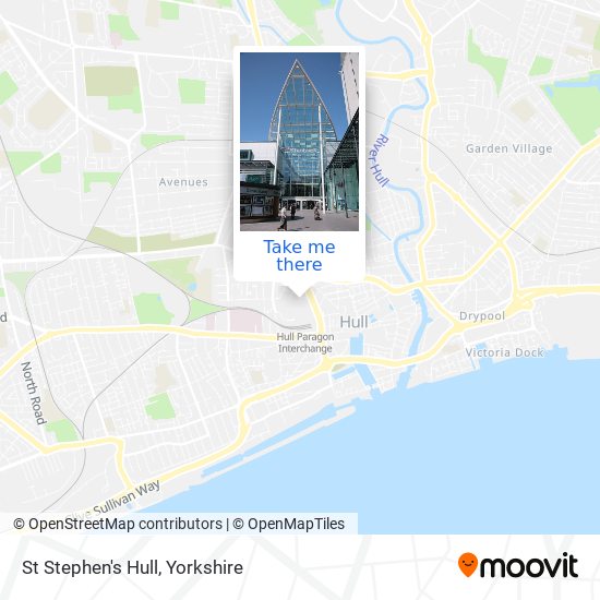 St Stephen's Hull map