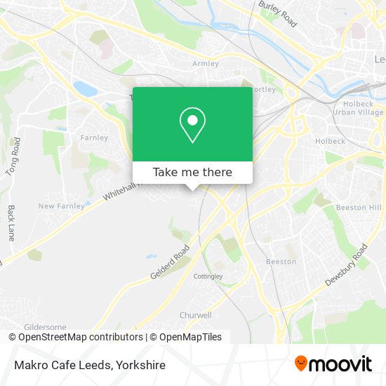 Makro Cafe Leeds map