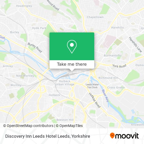 Discovery Inn Leeds Hotel Leeds map