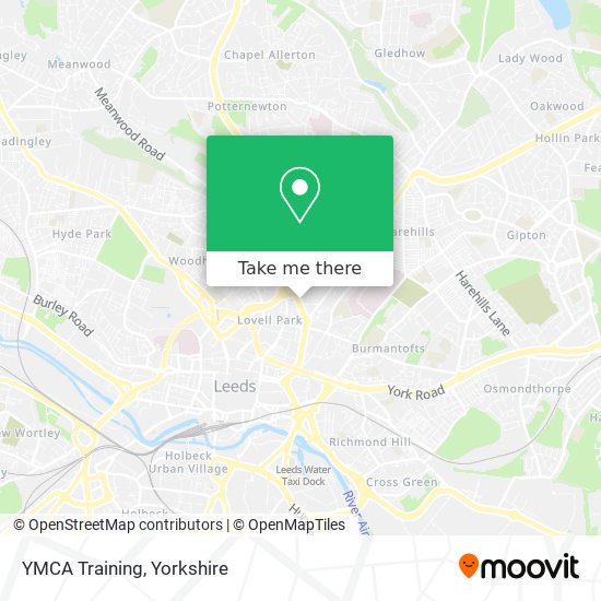 YMCA Training map