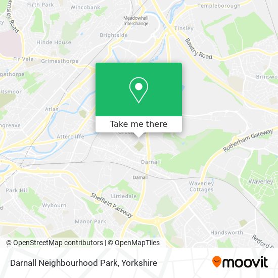 Darnall Neighbourhood Park map