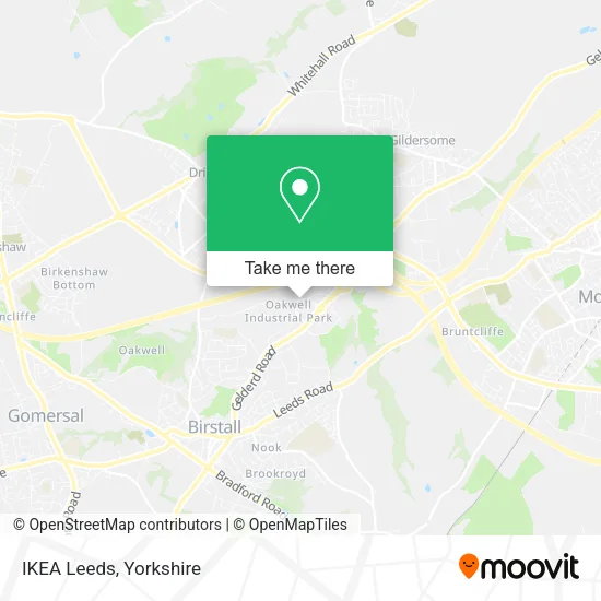 IKEA Leeds map