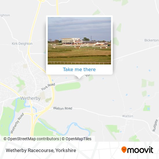 Wetherby Racecourse map