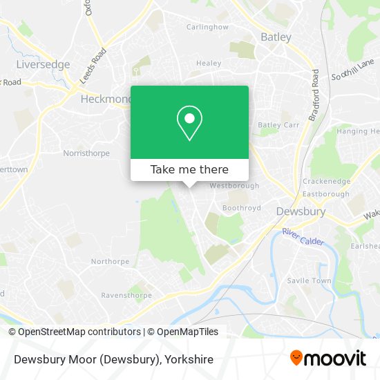 Dewsbury Moor map