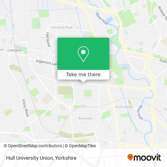 Hull University Union map
