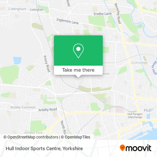 Hull Indoor Sports Centre map