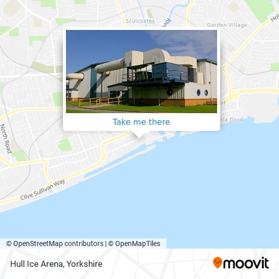 Hull Ice Arena map