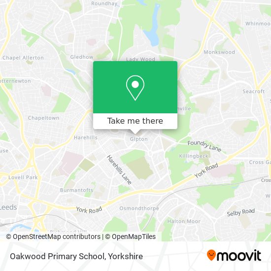 Oakwood Primary School map