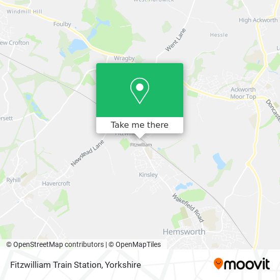 Fitzwilliam Train Station map