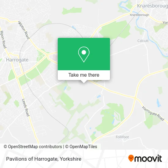 Pavilions of Harrogate map