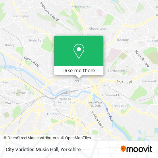 City Varieties Music Hall map