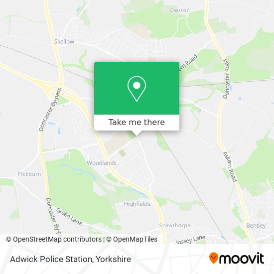 Adwick Police Station map