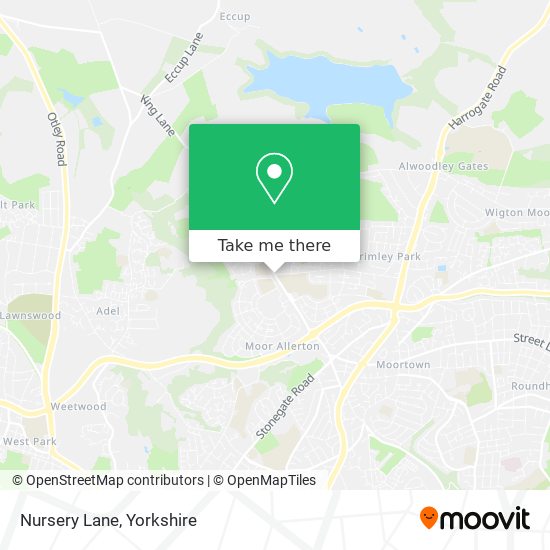 Nursery Lane map