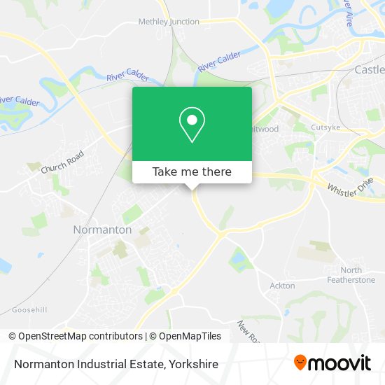 Normanton Industrial Estate map