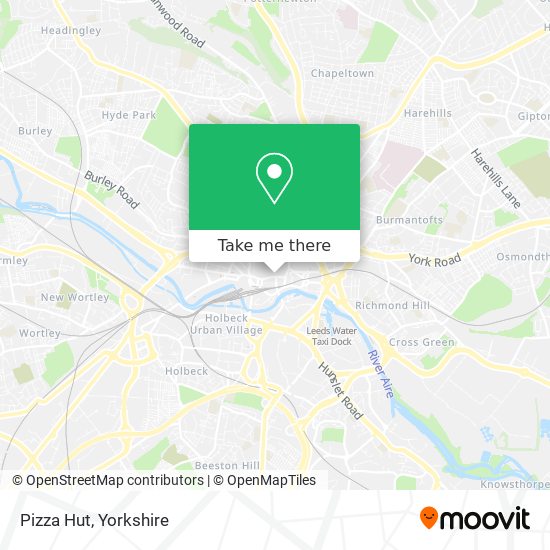 Pizza Hut map