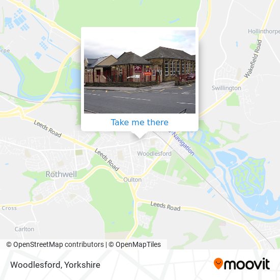 Woodlesford map