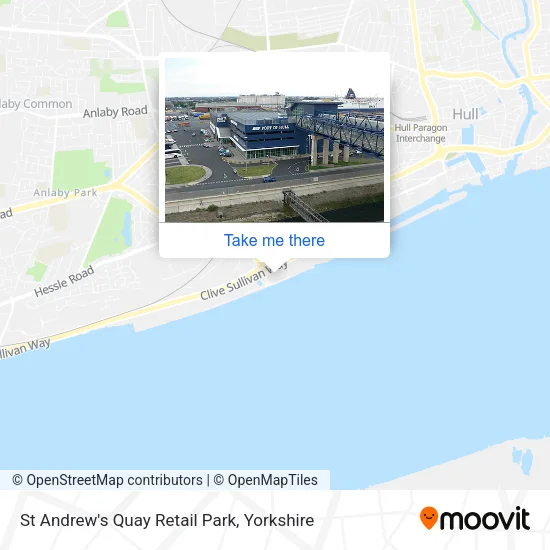 St Andrew's Quay Retail Park map